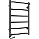 Приобрести Электрический полотенцесушитель Laris Прайм ЧКЧ П6 400x600 L 73207592 Черный муар в магазине сантехники Santeh-Crystal.ru