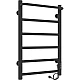 Приобрести Электрический полотенцесушитель Laris Прайм ЧКЧ П6 400x600 R 73207593 Черный муар в магазине сантехники Santeh-Crystal.ru