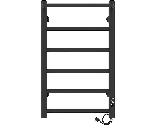 Приобрести Электрический полотенцесушитель Laris Прайм ЧКЧ П6 400x600 R 73207593 Черный муар в магазине сантехники Santeh-Crystal.ru
