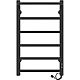 Приобрести Электрический полотенцесушитель Laris Прайм ЧКЧ П6 400x600 R 73207593 Черный муар в магазине сантехники Santeh-Crystal.ru