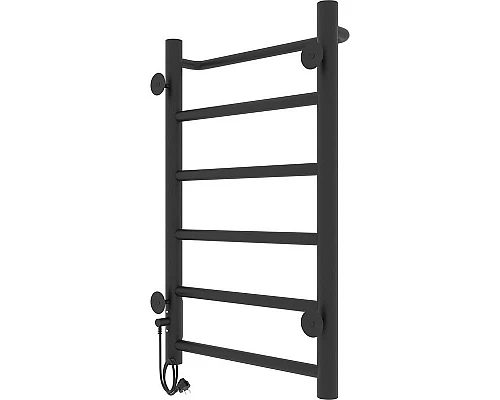 Приобрести Электрический полотенцесушитель Laris Прайм ЧКЧ П6 400x600 R 73207593 Черный муар в магазине сантехники Santeh-Crystal.ru