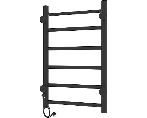 Приобрести Электрический полотенцесушитель Laris Прайм ЧКЧ П6 400x600 R 73207593 Черный муар в магазине сантехники Santeh-Crystal.ru