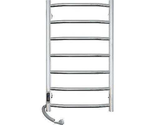 Приобрести Электрический полотенцесушитель Laris Виктория П7 400x700 L 73207638 Хром в магазине сантехники Santeh-Crystal.ru