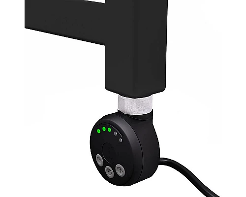 Приобрести Электрический полотенцесушитель Lemark Atlantiss 50х60 LM32607REBL Черный в магазине сантехники Santeh-Crystal.ru