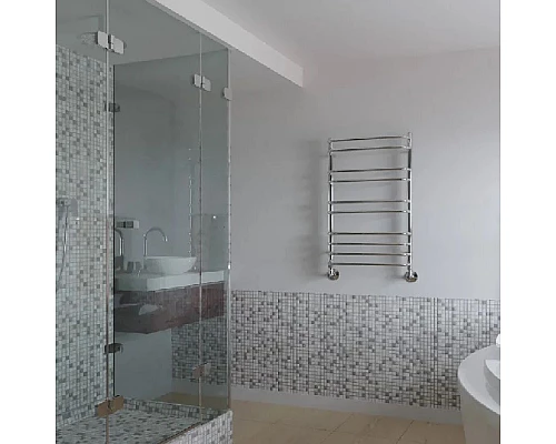 Приобрести Водяной полотенцесушитель Lemark Luna 50х80 LM41810 Хром в магазине сантехники Santeh-Crystal.ru