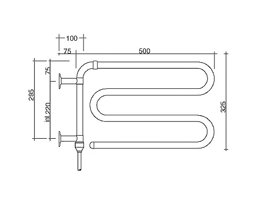 Заказать Электрический полотенцесушитель Margaroli Arcobaleno 610OBC Бронза в магазине сантехники Santeh-Crystal.ru