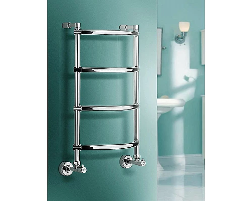 Купить Водяной полотенцесушитель Margaroli Luna 432-4 4323704OBN Бронза в магазине сантехники Santeh-Crystal.ru