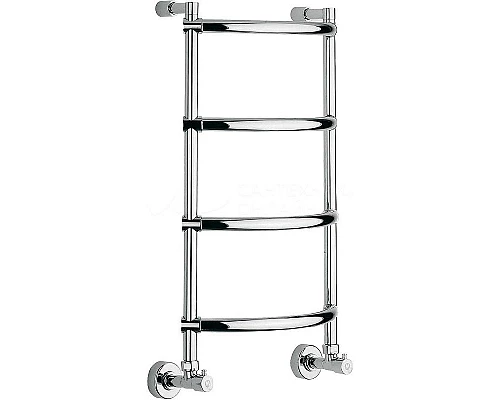 Приобрести Водяной полотенцесушитель Margaroli Luna 432-4 4323704CRN Хром в магазине сантехники Santeh-Crystal.ru
