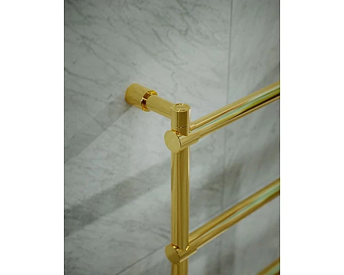 Приобрести Электрический полотенцесушитель Margaroli Sole 542-6 BOX 5424706GONB Золото в магазине сантехники Santeh-Crystal.ru