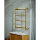 Купить Электрический полотенцесушитель Margaroli Sole 542-4 BOX 5424704GONB Золото в магазине сантехники Santeh-Crystal.ru