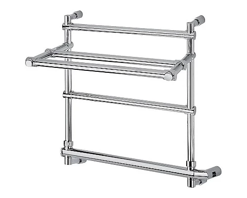 Приобрести Электрический полотенцесушитель Margaroli Sole 554-3 BOX 5544703CRPB с полкой Хром в магазине сантехники Santeh-Crystal.ru