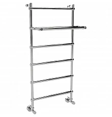 Водяной полотенцесушитель Margaroli Sole 442-6 4424706CRP с полкой Хром