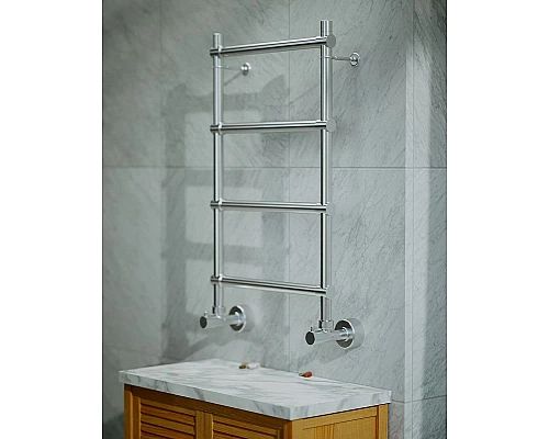 Приобрести Водяной полотенцесушитель Margaroli Sole 442-4 4423704CRN Хром в магазине сантехники Santeh-Crystal.ru