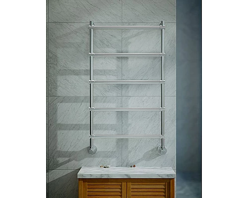 Приобрести Водяной полотенцесушитель Margaroli Sole 442-5 4424705CRN Хром в магазине сантехники Santeh-Crystal.ru