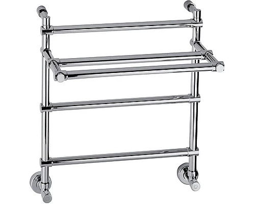 Заказать Водяной полотенцесушитель Margaroli Sole 455-3 4554703CRP c полкой Хром в магазине сантехники Santeh-Crystal.ru