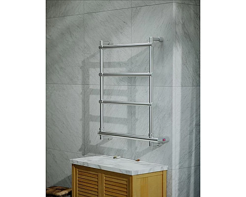 Купить Электрический полотенцесушитель Margaroli Sole 542-4 BOX 5424704CRNB Хром в магазине сантехники Santeh-Crystal.ru