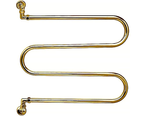 Приобрести Водяной полотенцесушитель Margaroli Vento 400GO Золото в магазине сантехники Santeh-Crystal.ru