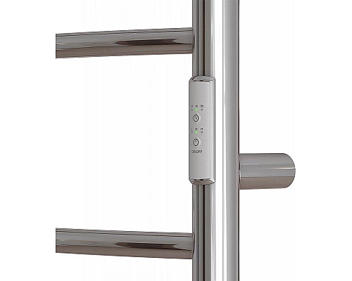 Купить Электрический полотенцесушитель Point Афина PN04848P П5 400x800 с полкой, диммер справа Хром в магазине сантехники Santeh-Crystal.ru