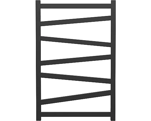 Приобрести Водяной полотенцесушитель Point Феникс PN15158B П7 500x800 Черный в магазине сантехники Santeh-Crystal.ru