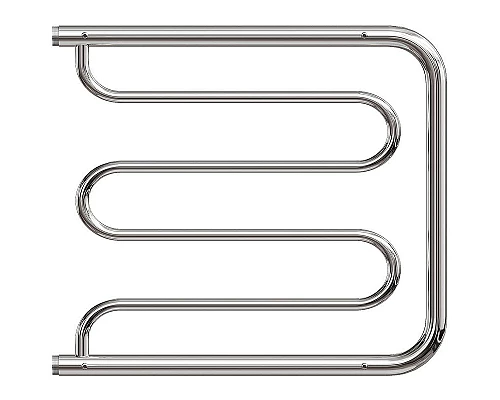 Заказать Водяной полотенцесушитель Point Фокстрот PN25666P 600x600 с полкой Хром в магазине сантехники Santeh-Crystal.ru