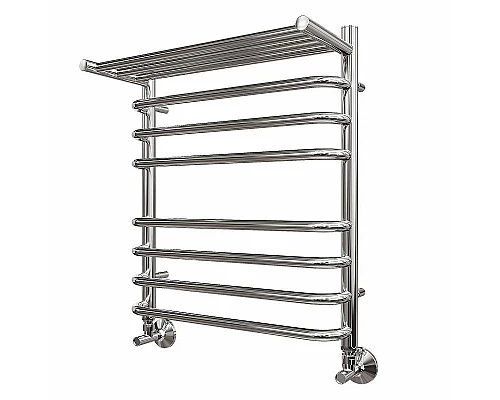 Приобрести Водяной полотенцесушитель Point Нептун PN09156SP П7 500x600 с полкой Хром в магазине сантехники Santeh-Crystal.ru