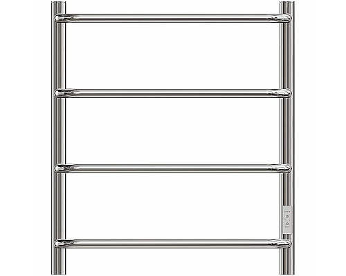 Купить Электрический полотенцесушитель Point Ника PN08856 П4 500x600 диммер справа Хром в магазине сантехники Santeh-Crystal.ru