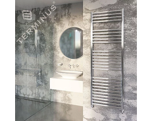Купить Водяной полотенцесушитель Terminus Альба П17 500x1045 4620768886553 Хром в магазине сантехники Santeh-Crystal.ru