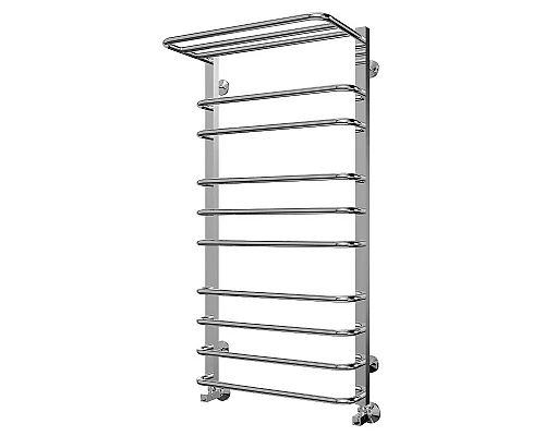 Приобрести Водяной полотенцесушитель Terminus Арктур П10 500х1031 4620768886584 с полкой Хром в магазине сантехники Santeh-Crystal.ru