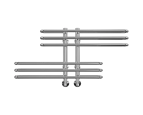 Заказать Водяной полотенцесушитель Terminus Диана П6 100x416 4620768886447 Хром в магазине сантехники Santeh-Crystal.ru