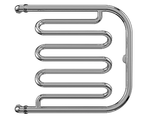 Заказать Водяной полотенцесушитель Terminus Фокстрот-Лиана 500x500 4620768880971 Хром в магазине сантехники Santeh-Crystal.ru