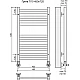 Заказать Водяной полотенцесушитель Terminus Грета П10 450x720 4620768884672 Хром в магазине сантехники Santeh-Crystal.ru