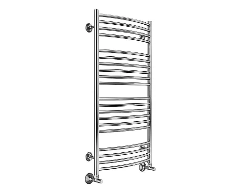 Приобрести Водяной полотенцесушитель Terminus Классик П20 500x1006 4620768886478 Хром в магазине сантехники Santeh-Crystal.ru