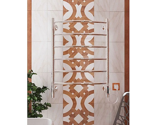 Заказать Электрический полотенцесушитель Terminus Классик П6 450x650 4660059580203 Хром в магазине сантехники Santeh-Crystal.ru