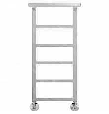 Водяной полотенцесушитель Terminus Контур П6 300x700 4660059582405 с полкой Хром