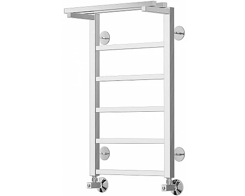 Приобрести Водяной полотенцесушитель Terminus Контур П6 400х700 4660059582467 с полкой Хром в магазине сантехники Santeh-Crystal.ru