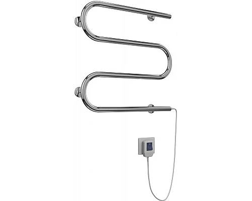 Приобрести Электрический полотенцесушитель Terminus М-образный 500x500 4620768883910 Хром в магазине сантехники Santeh-Crystal.ru