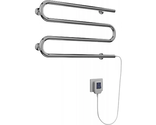 Купить Электрический полотенцесушитель Terminus М-образный 600x350 4620768883927 Хром в магазине сантехники Santeh-Crystal.ru