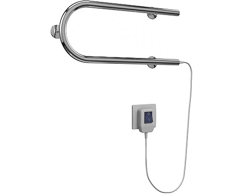 Приобрести Электрический полотенцесушитель Terminus П-образный 500x200 4620768883934 Хром в магазине сантехники Santeh-Crystal.ru