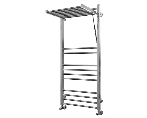 Приобрести Водяной полотенцесушитель Terminus Валенсия люкс П18 500x1200 4620768884573 с полкой Хром в магазине сантехники Santeh-Crystal.ru