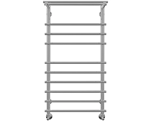 Купить Водяной полотенцесушитель Terminus Ватра П10 500x996 4670030723970 с полкой Хром в магазине сантехники Santeh-Crystal.ru