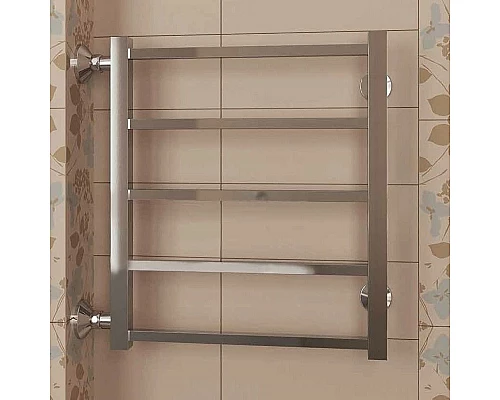 Заказать Водяной полотенцесушитель Terminus Вега П5 500x606 4620768886638 Хром с боковым подключением 500 в магазине сантехники Santeh-Crystal.ru