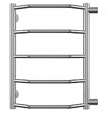 Водяной полотенцесушитель Terminus Виктория П5 400x596 4670030725097 Хром с боковым подключением