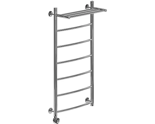 Заказать Электрический полотенцесушитель Ника Arc ЛД ВП 100/40 с полкой Хром в магазине сантехники Santeh-Crystal.ru