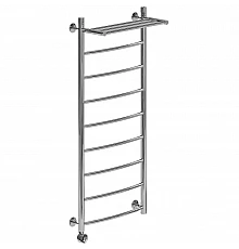 Электрический полотенцесушитель Ника Arc ЛД ВП 120/50 с полкой Хром