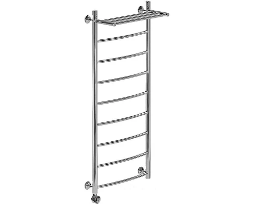 Приобрести Электрический полотенцесушитель Ника Arc ЛД ВП 120/50 с полкой Хром в магазине сантехники Santeh-Crystal.ru