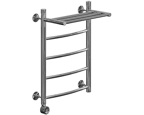 Заказать Электрический полотенцесушитель Ника Arc ЛД ВП 60/50 с полкой Хром в магазине сантехники Santeh-Crystal.ru