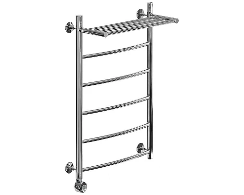 Купить Электрический полотенцесушитель Ника Arc ЛД ВП 80/30 с полкой Хром в магазине сантехники Santeh-Crystal.ru