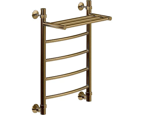 Купить Водяной полотенцесушитель Ника Arc ЛД ВП 60/40 с полкой Бронза в магазине сантехники Santeh-Crystal.ru