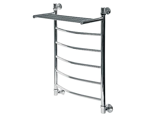 Купить Водяной полотенцесушитель Ника Arc ЛД ВП 80/60 с полкой Хром в магазине сантехники Santeh-Crystal.ru