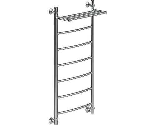 Купить Водяной полотенцесушитель Ника Arc ЛД ВП 100/40 с полкой Хром в магазине сантехники Santeh-Crystal.ru